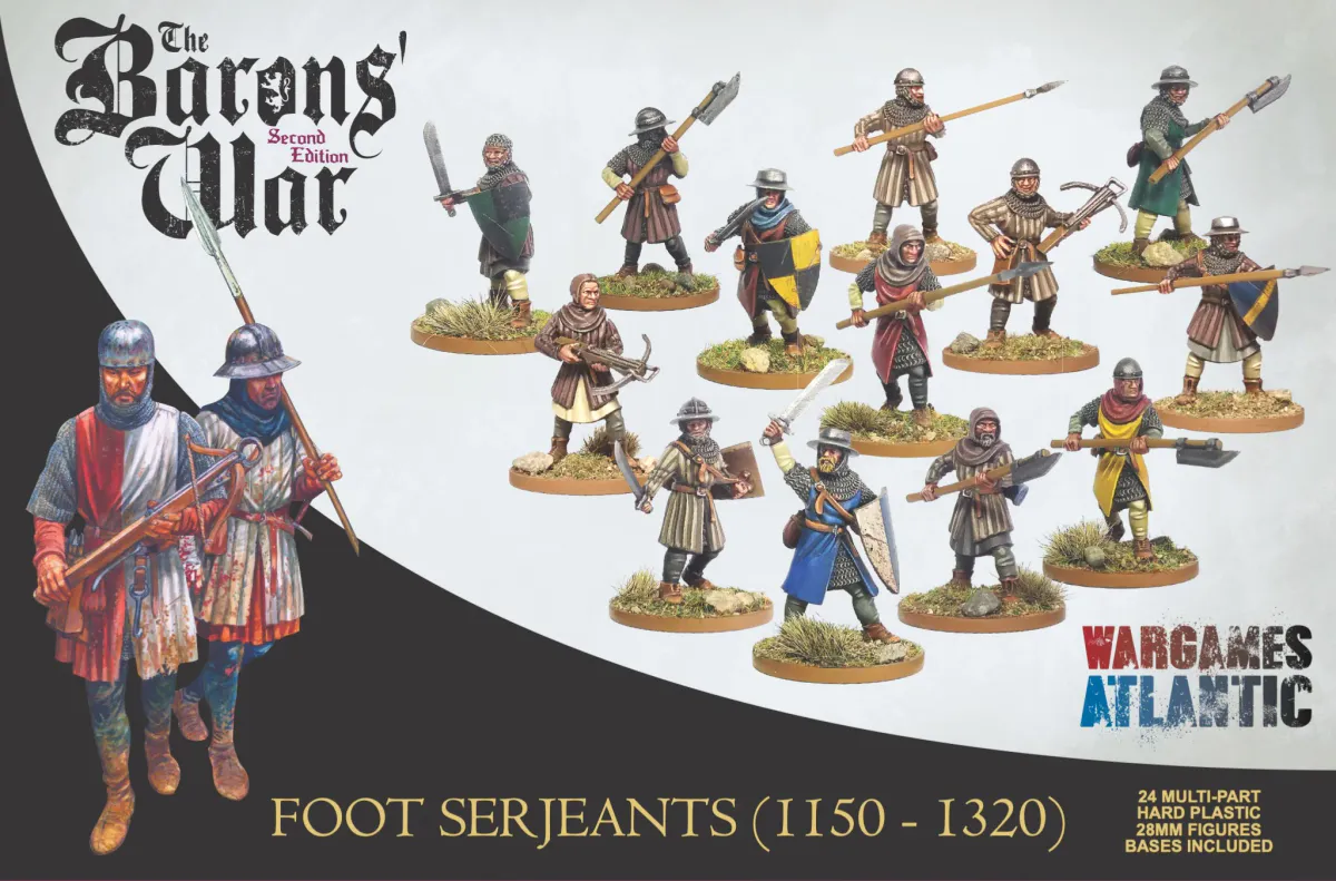 Baron's War: Foot Serjeants 1150-1320 (Wargames Atlantic)