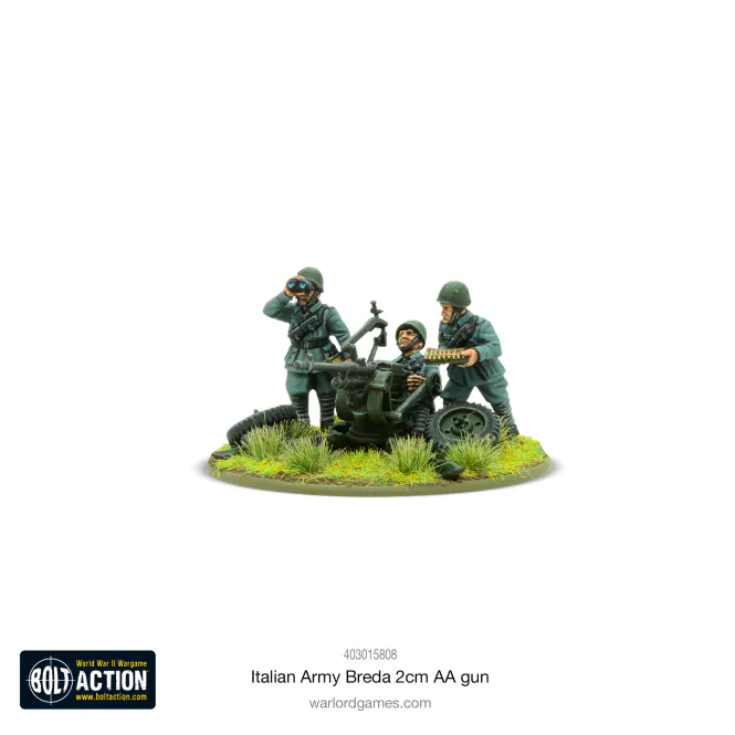 Hovedbilde Italian Army Breda 2cm AA Gun (Warlord)