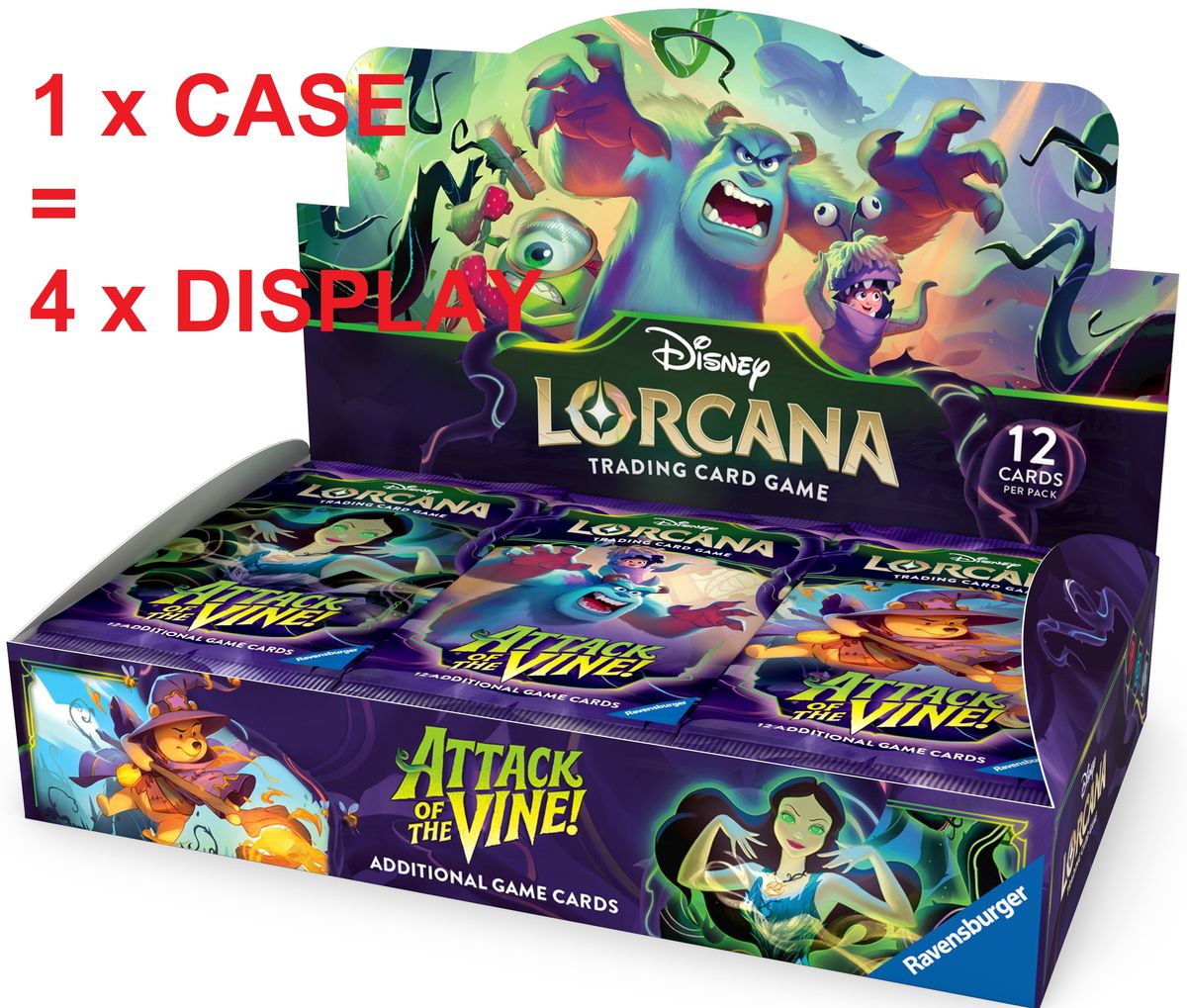 Lorcana Attack of the Vine SEALED CASE (Set 13)