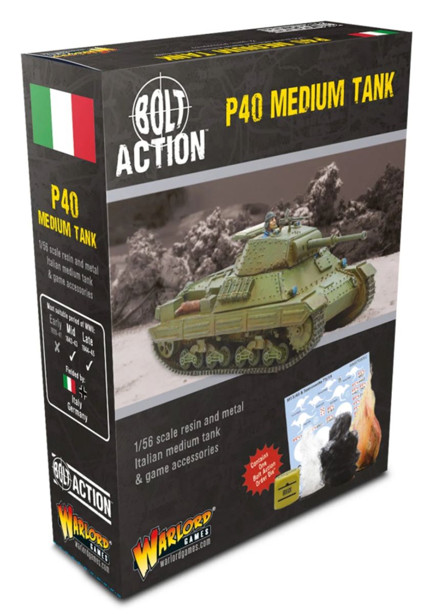 Italian P40 Medium Tank (Warlord)